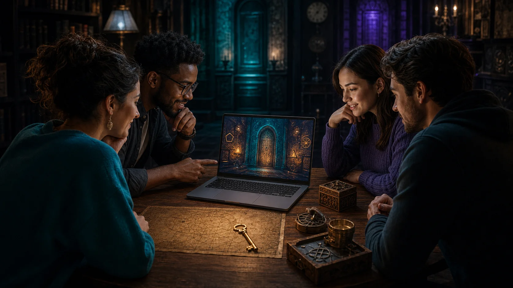 What Is the Best Team Size for an Online Escape Room?